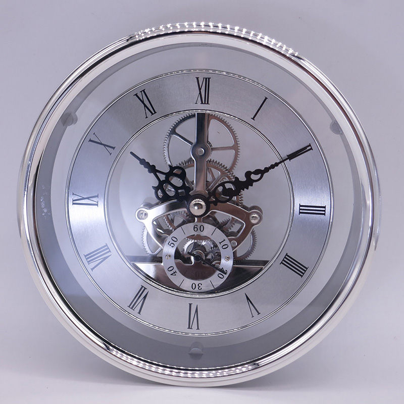 Диаметр 149 мм Серебряный каркас часы с часами